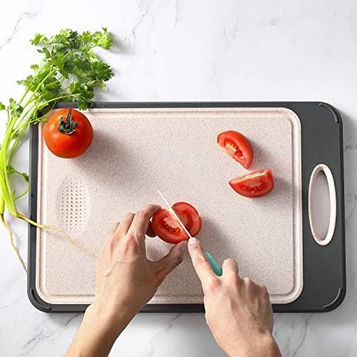 Stainless Steel & Rice Husk Cutting Board