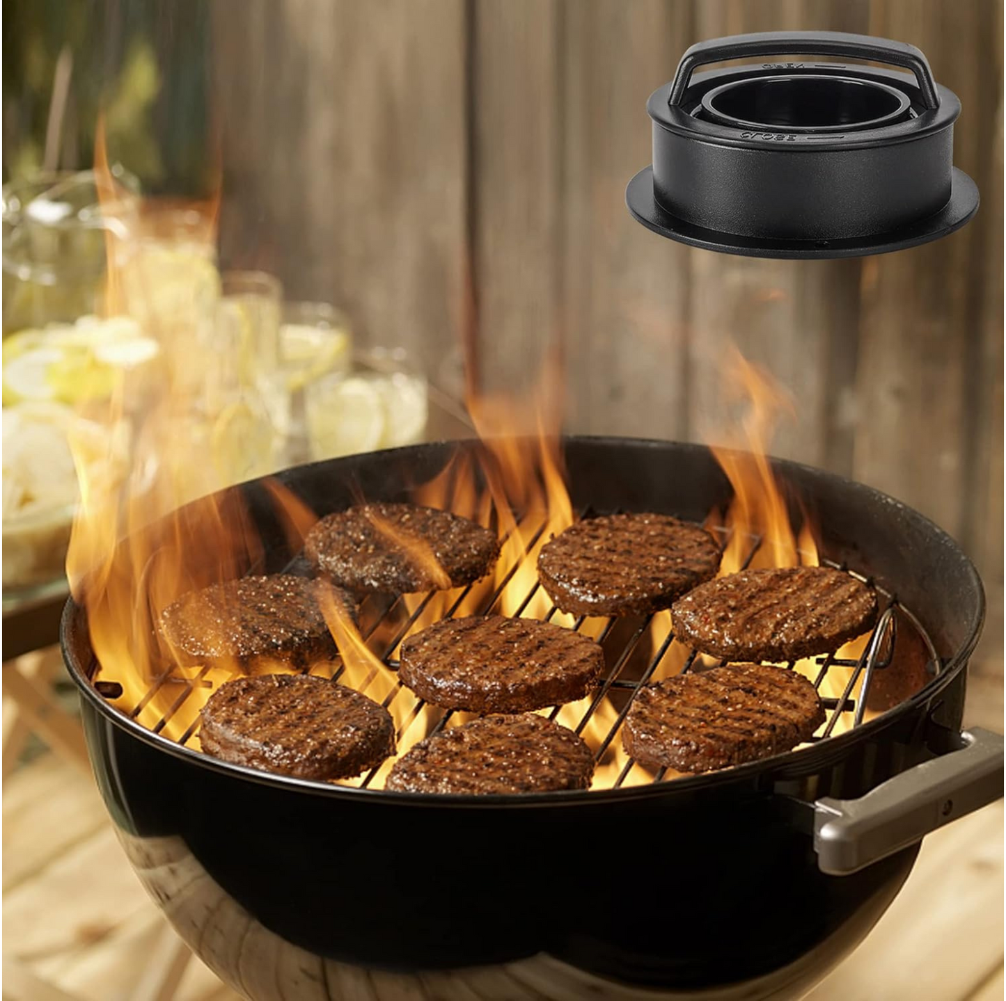 3-in-1 Hamburger Press