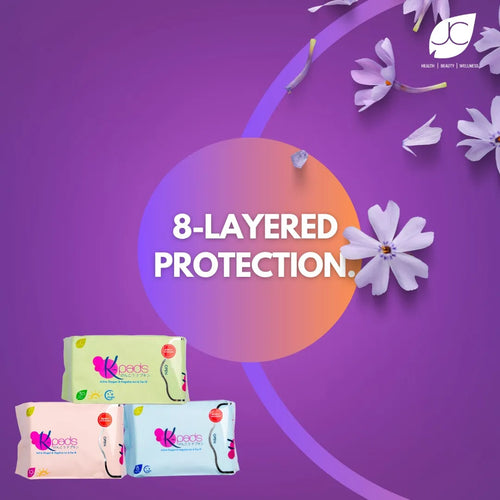 K-Pads Night – Anion Sanitary Napkins for Heavy Flow