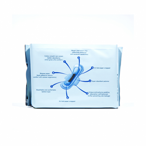 K-Pads Night – Anion Sanitary Napkins for Heavy Flow