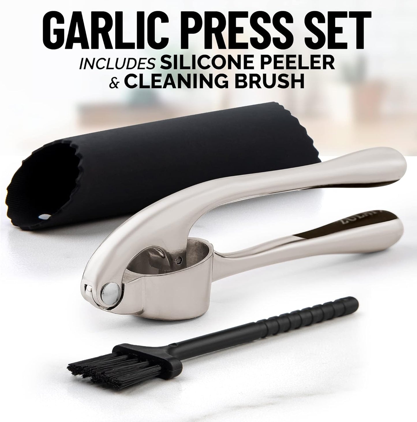 Kitchen Premium Garlic Press Set